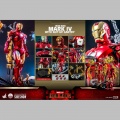 Hot Toys 1/4 Iron Man Mark IV with Suit-Up Gantry - Iron Man 2