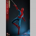 Hot Toys Spider-Man (New Red and Blue Suit) (Deluxe Version) - Spider-Man: No Way Home