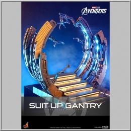 Hot Toys Iron Man Suit-Up Gantry - Les Avengers