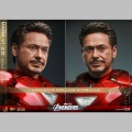 Hot Toys Iron Man Mark VI (2.0) with Suit-Up Gantry - The Avengers