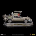 Iron Studios DeLorean Full Set - Back to the Future